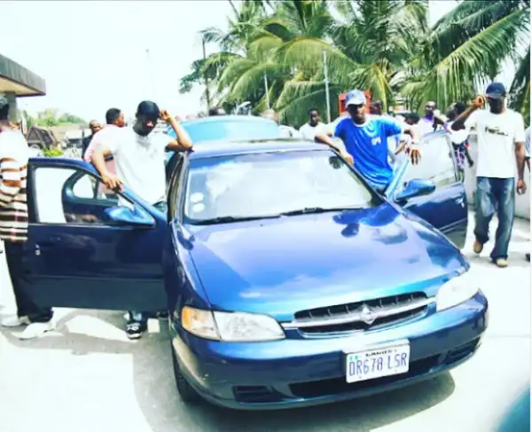Paul Okoye shares throwback photo of him and his brother in their first car